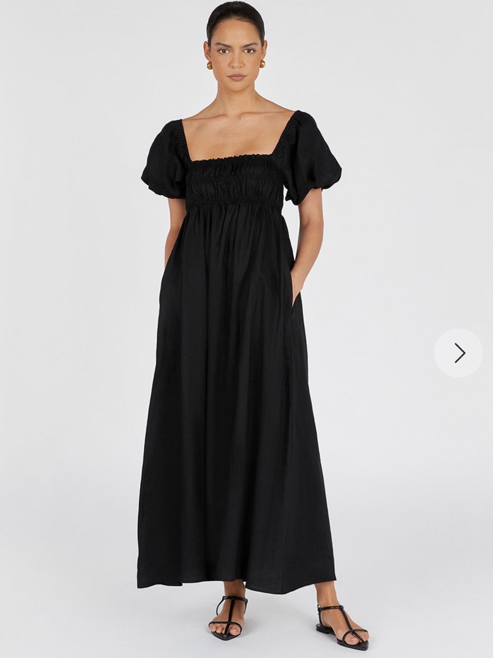 Dissh Bianca Linen Midi Dress